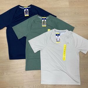 Champion Mens Vapor Heather Crew Neck T-Shirt Tee Size Small LOT OF 3 New w/Tags